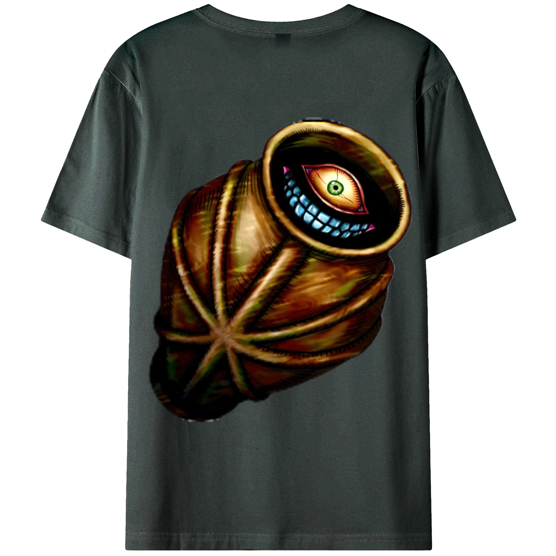 （画像用） 遊☆戯☆王 Yu-Gi-Oh! 綿100％ メンズ半袖Tシャツ（バックプリント） 通気性